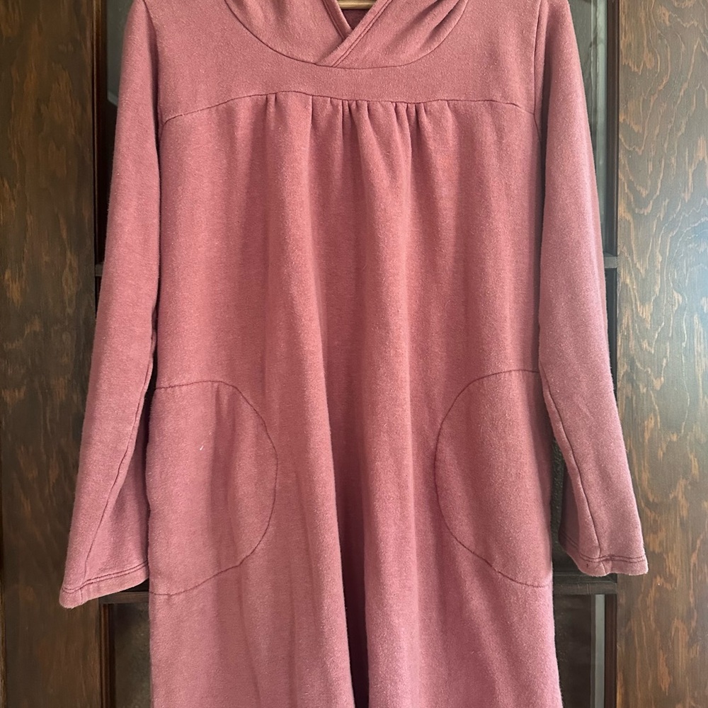 Cozy Mauve Long Sleeve Dress